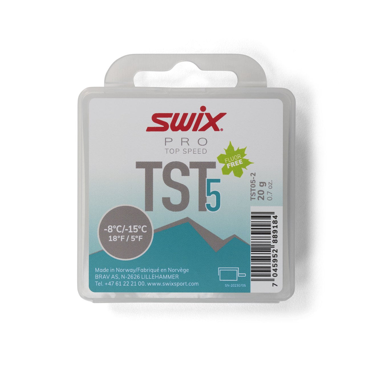 Swix TS5 Turbo Wax Turquoise 20g TUNING EQUIPMENT Swix   