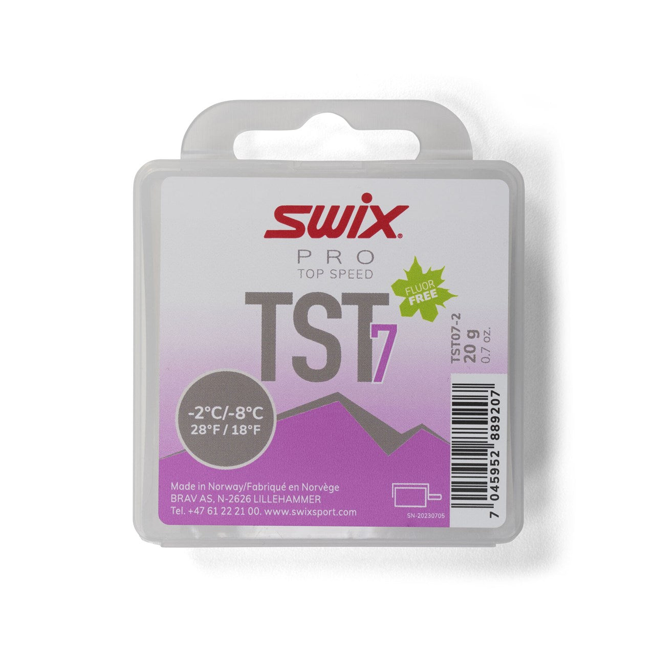 Swix TS7 Turbo Wax Violet 20g TUNING EQUIPMENT Swix   