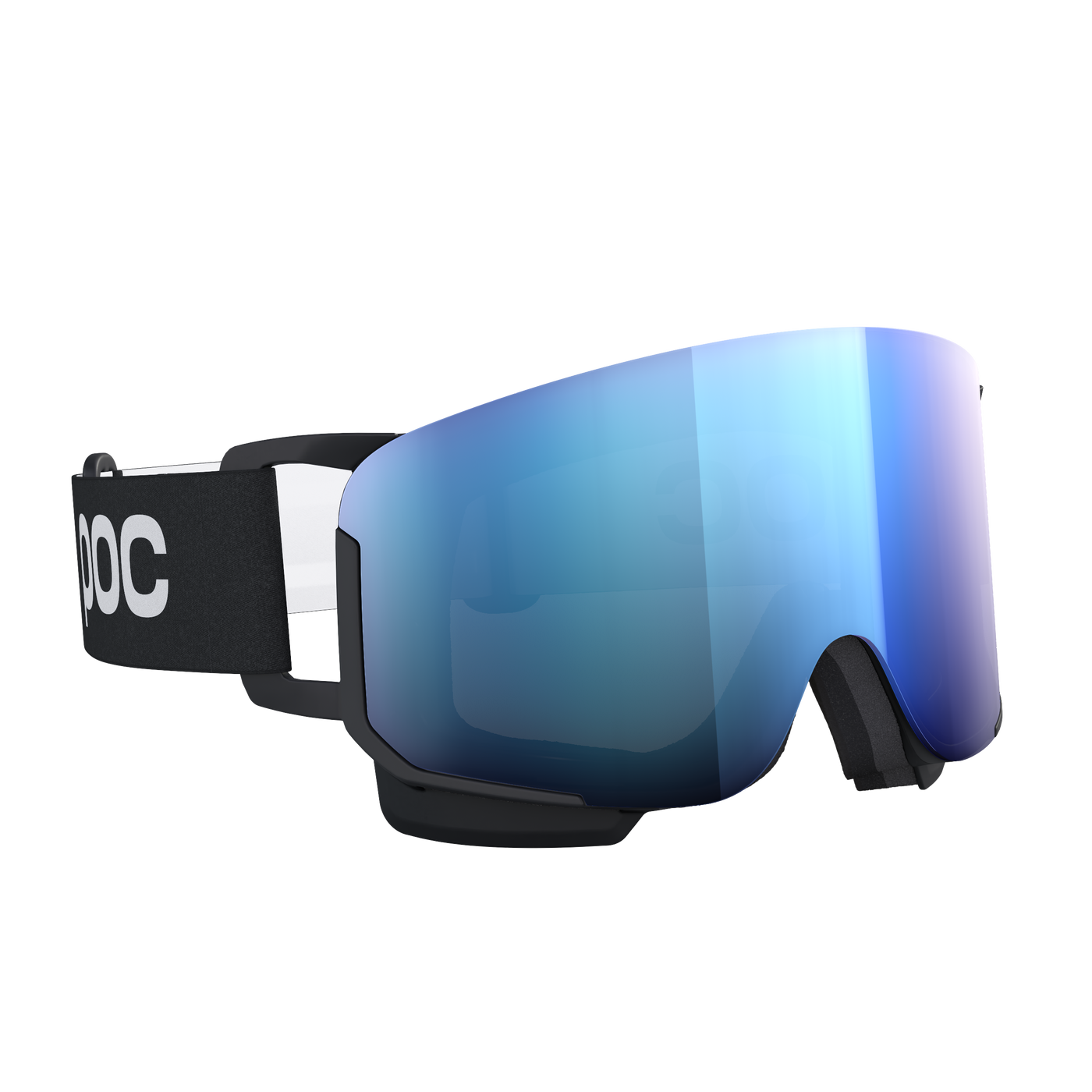 POC Nexal Mid Clarity Ski and Snowboard Goggles GOGGLES POC Uranium Black/Partly Sunny Blue  