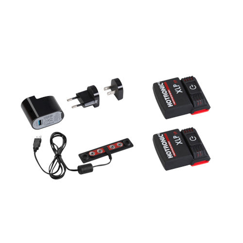 Hotronic XLP 1P Power Set - Pair of Battery Packs & Charger HEATED ACCESSORIES Hotronic   