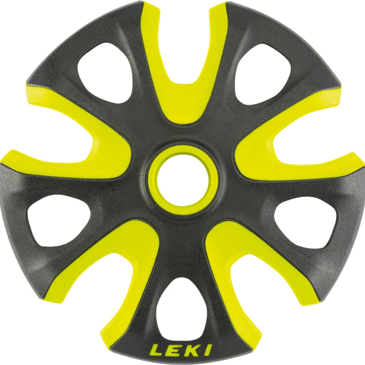 Leki Big Mountain Pole Basket SKI POLES Leki Black/Yellow  