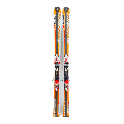 156cm Blizzard Magnesium World Cup GS Skis  + Marker Comp 12 Bindings and Power Plate | USED SKIS Blizzard   