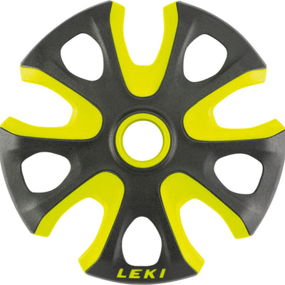 Leki Big Mountain Pole Basket SKI POLES Leki Black/Yellow  
