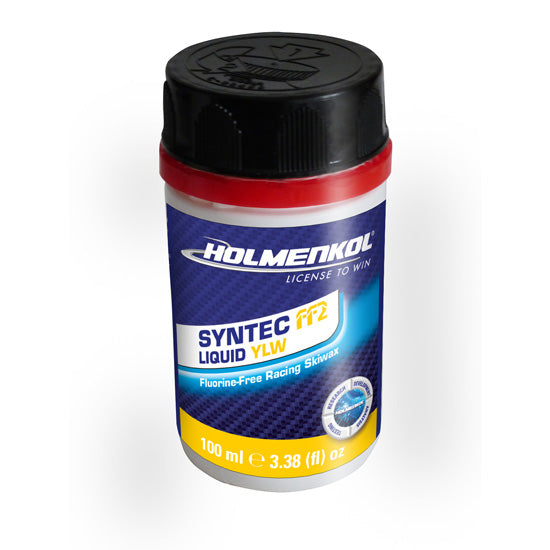 Holmenkol Syntec FF2 Liquid Yellow Wax 100mL SKI & SNOWBOARD WAX Holmenkol