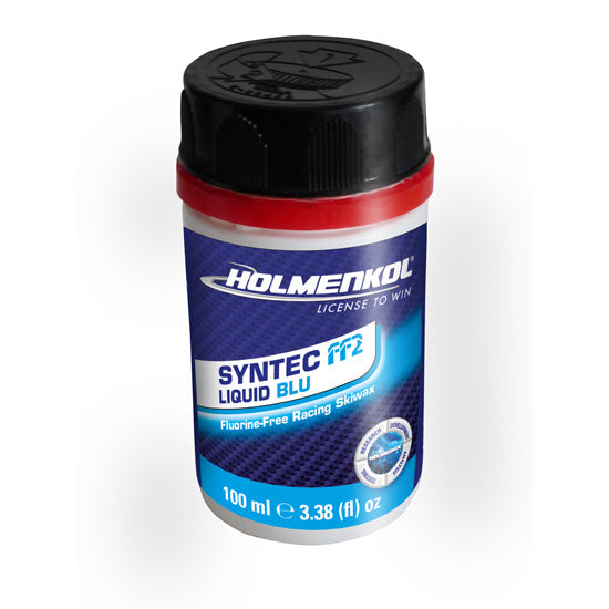 Holmenkol Syntec FF2 Liquid Blue Wax 100mL SKI & SNOWBOARD WAX Holmenkol