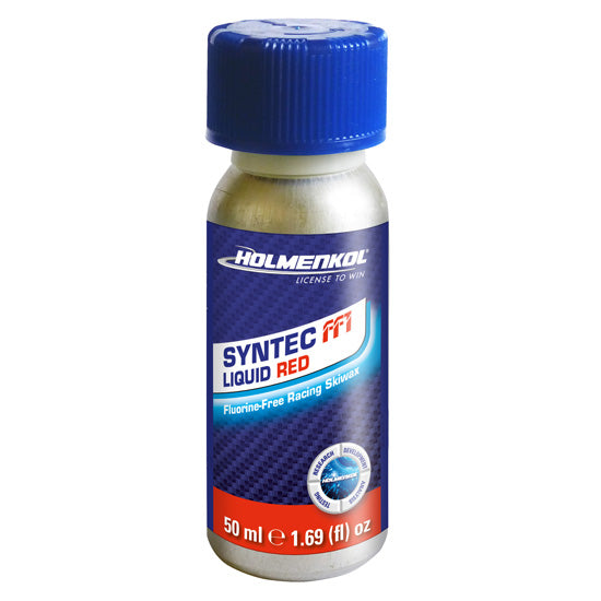 Holmenkol Syntec FF1 Liquid RED [FF] Wax - 50mL SKI & SNOWBOARD WAX Holmenkol