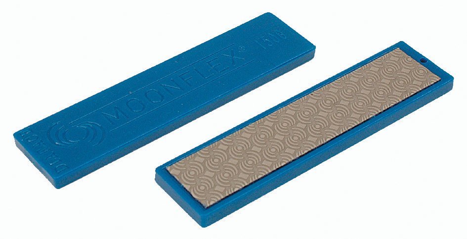 Diaface Moonflex Diamond File Stone - 102mm 1500 Grit - Blue EDGE TOOLS Diaface   