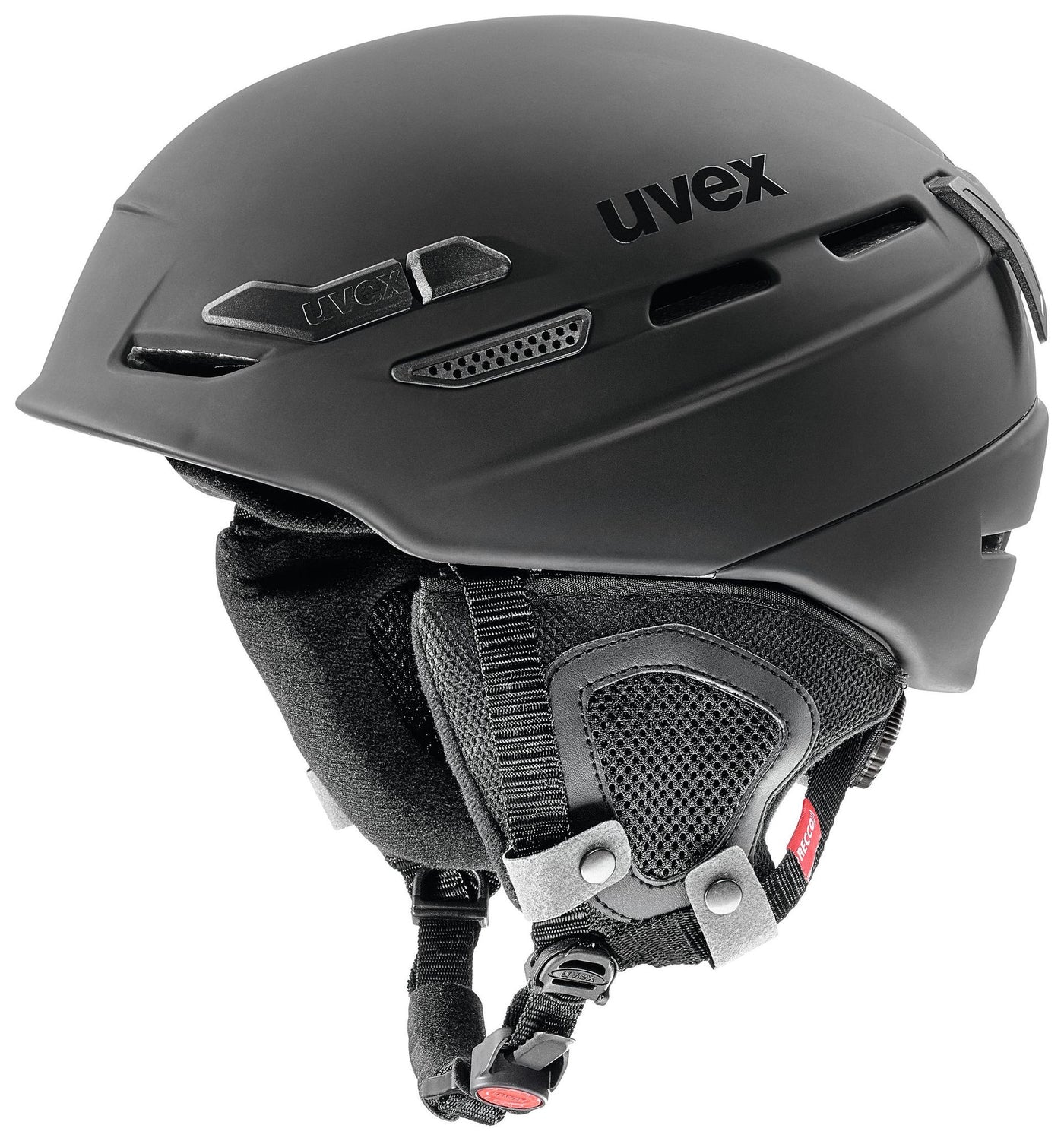 Uvex p.8000 Tour Ski Helmet HELMETS Uvex Black Matte 55-59cm 