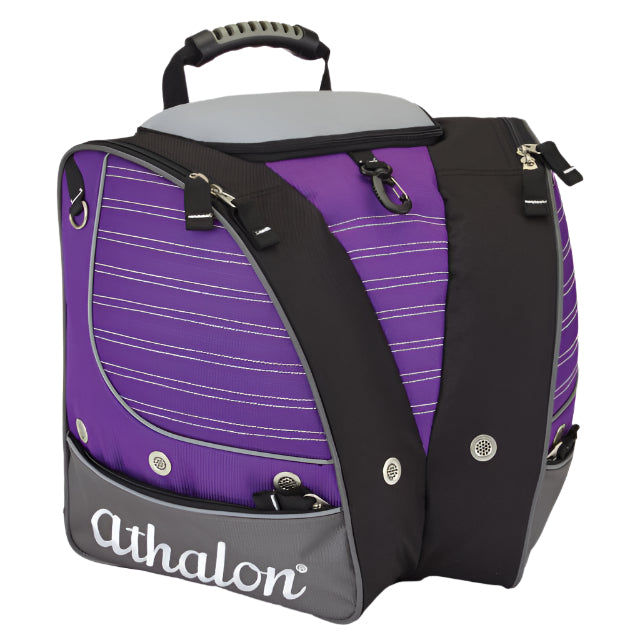 Athalon Personalization Kids Ski Boot Bag - 306 BAGS Athalon Purple/Gray  