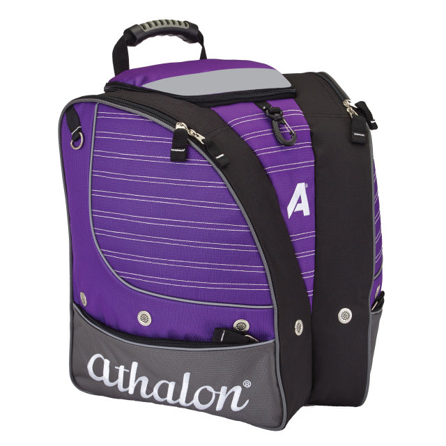 Athalon Personalization Ski Boot Bag BAGS Athalon Purple/Gray  