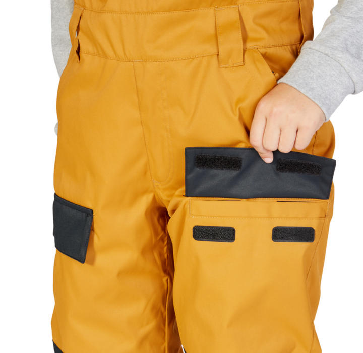 DC Roadblock Youth Snow Bibs - Insulated & Water Repellent