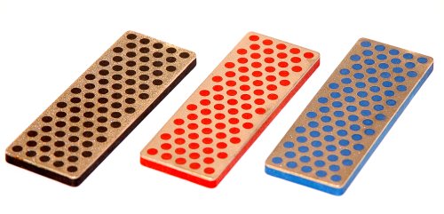 DMT Diamond Stone Set - 70mm - Black - Red - Blue EDGE TOOLS DMT   
