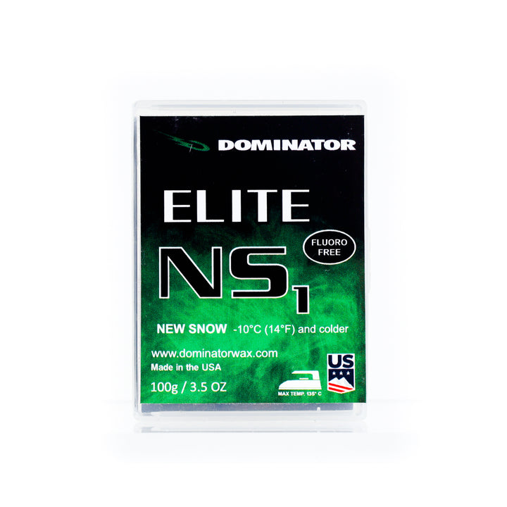 Dominator Elite NS1 Cold New Snow Wax - 100g SKI & SNOWBOARD WAX Dominator   