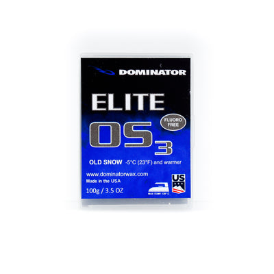 Dominator Elite OS3 Warm Old Snow Wax - 100g