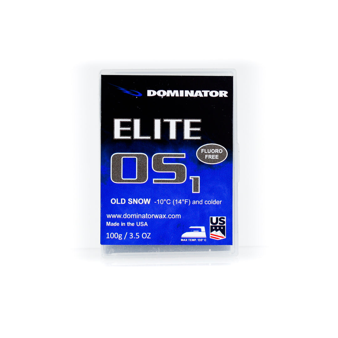 Dominator Elite OS1 Cold Old Snow Wax - 100g SKI & SNOWBOARD WAX Dominator   