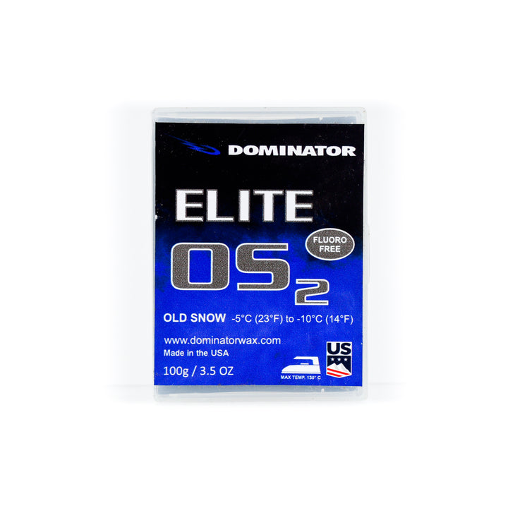 Dominator Elite OS2 Mid Temp Old Snow Wax - 100g SKI & SNOWBOARD WAX Dominator   