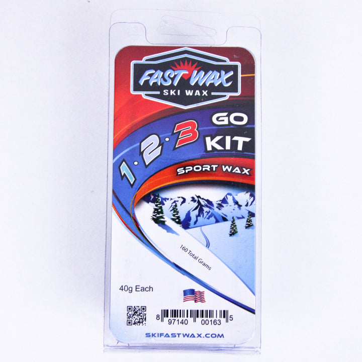 Fast Wax 123 Go Kit - 160g SKI & SNOWBOARD WAX Fast Wax   