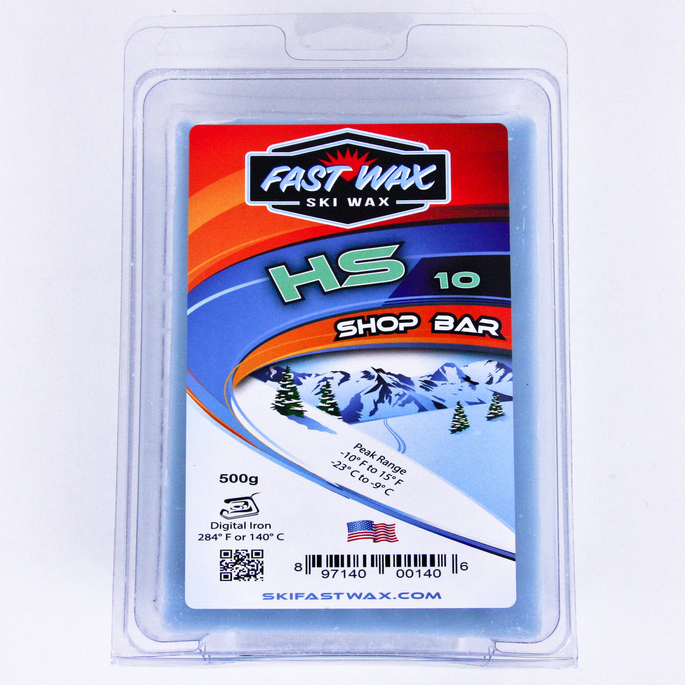 Fast Wax HS 10 Teal - 500g SKI & SNOWBOARD WAX Fast Wax   