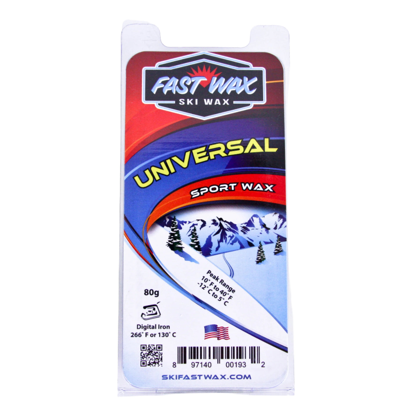 Fast Wax Universal Sport Wax - 80g SKI & SNOWBOARD WAX Fast Wax   