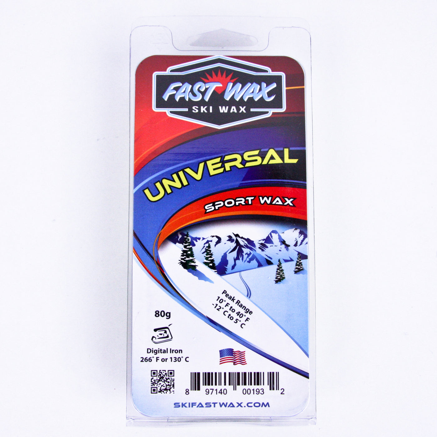 Fast Wax Universal Sport Wax - 80g SKI & SNOWBOARD WAX Fast Wax   