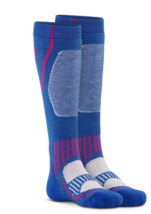 Fox River Boreal Youth Ski Socks APPAREL Fox River Electric Blue XS 