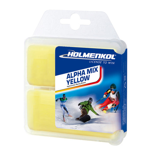 Holmenkol Alpha Mix Yellow Wax - 70g SKI & SNOWBOARD WAX Holmenkol   