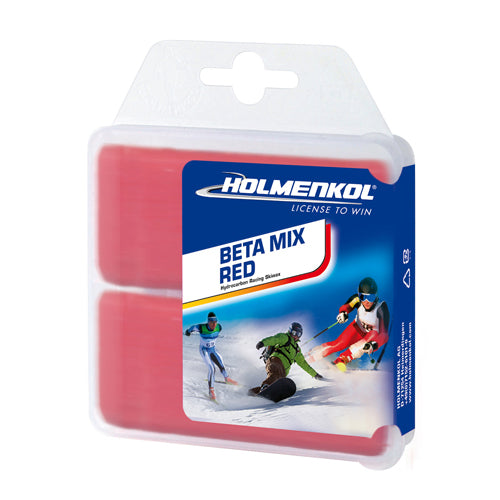 Holmenkol BetaMix Red Ski Wax - 70g SKI & SNOWBOARD WAX Holmenkol   