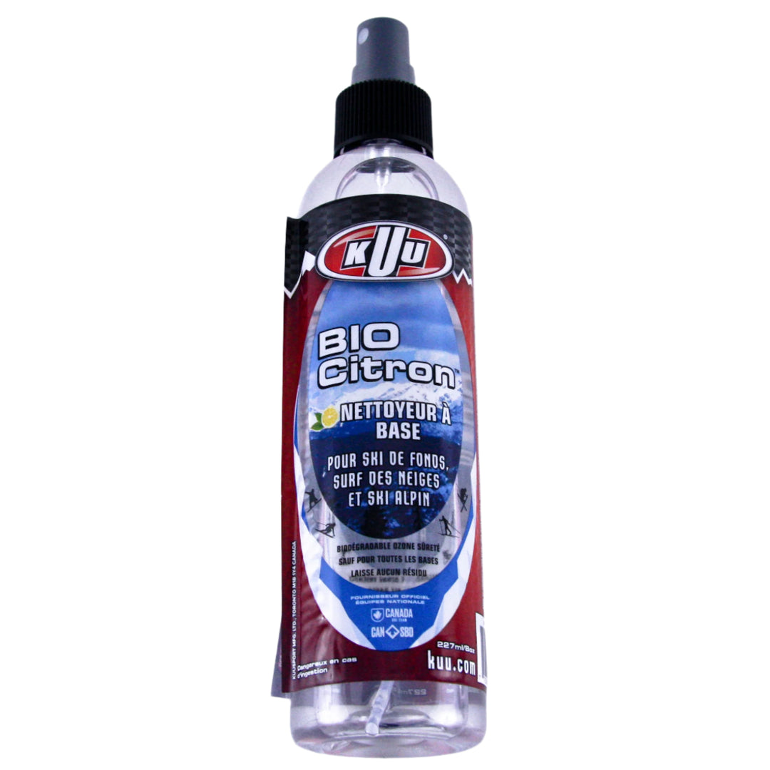 8oz Kuu Base Cleaner Bio-citron pump SKI & SNOWBOARD WAX KUU   