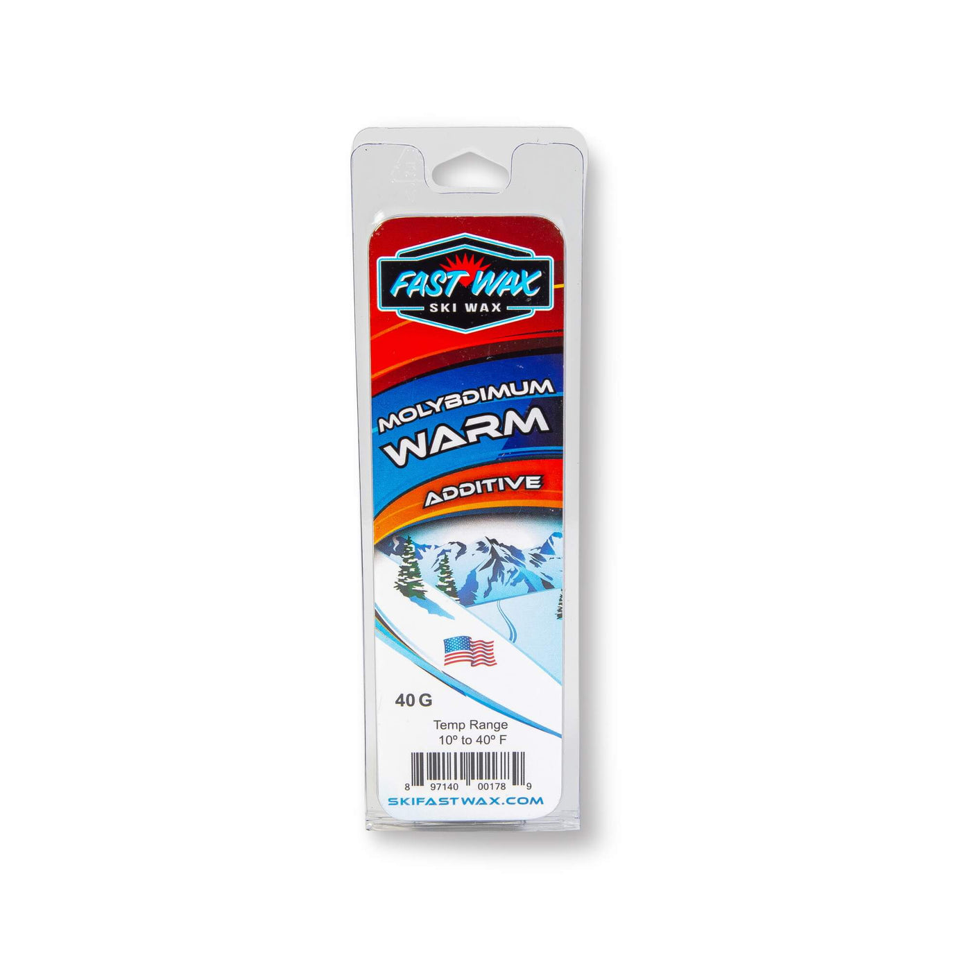 Fast Wax Molybdenum Additive (Warm) 40g SKI & SNOWBOARD WAX Fast Wax   