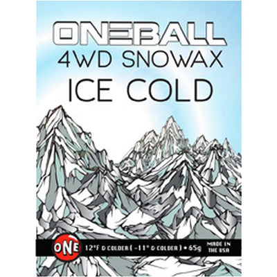 One MFG 4WD Snowax Ice - 65g - W4IM SKI & SNOWBOARD WAX OneBall   