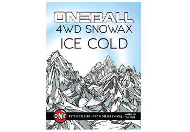One MFG 4WD Snowax Ice - 165g - W4I SKI & SNOWBOARD WAX OneBall   