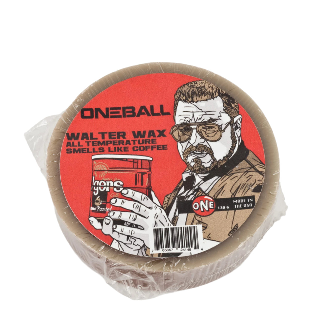 One MFG Shape Shifter Walter All Conditions Wax - Smells like coffee -130g SKI & SNOWBOARD WAX OneBall