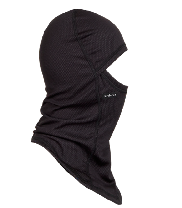 Turtle Fur Balaclava Alpha Tek MAX-Dri Ninja -- Black APPAREL Turtle Fur Black  