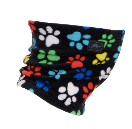 Turtle Fur Kids Playful Prints Fleece Neck Warmer APPAREL Turtle Fur Paws  