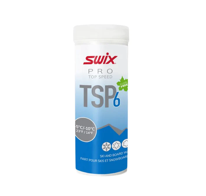 Swix TS6 Powder Blue 40g/1.4oz - Top Speed SKI & SNOWBOARD WAX Swix   