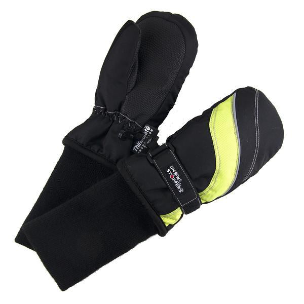 Snowstoppers Junior Ski and Snowboard Mittens APPAREL Snowstoppers Green S