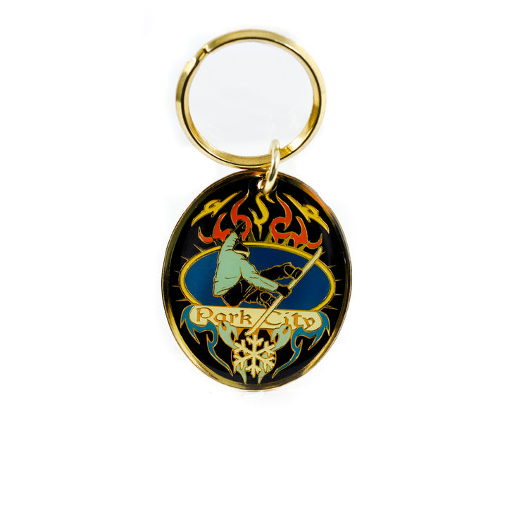 Park City Ski Resort Keychain ACCESSORIES Utah Ski Gear Snowboard  