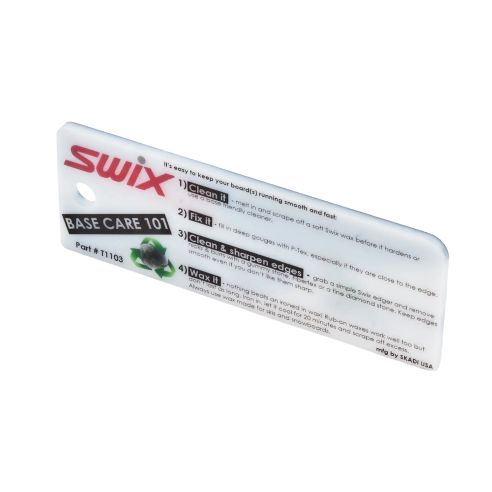 Swix TSA 6in Scraper - 4mm - T1103 WAXING TOOLS Swix   