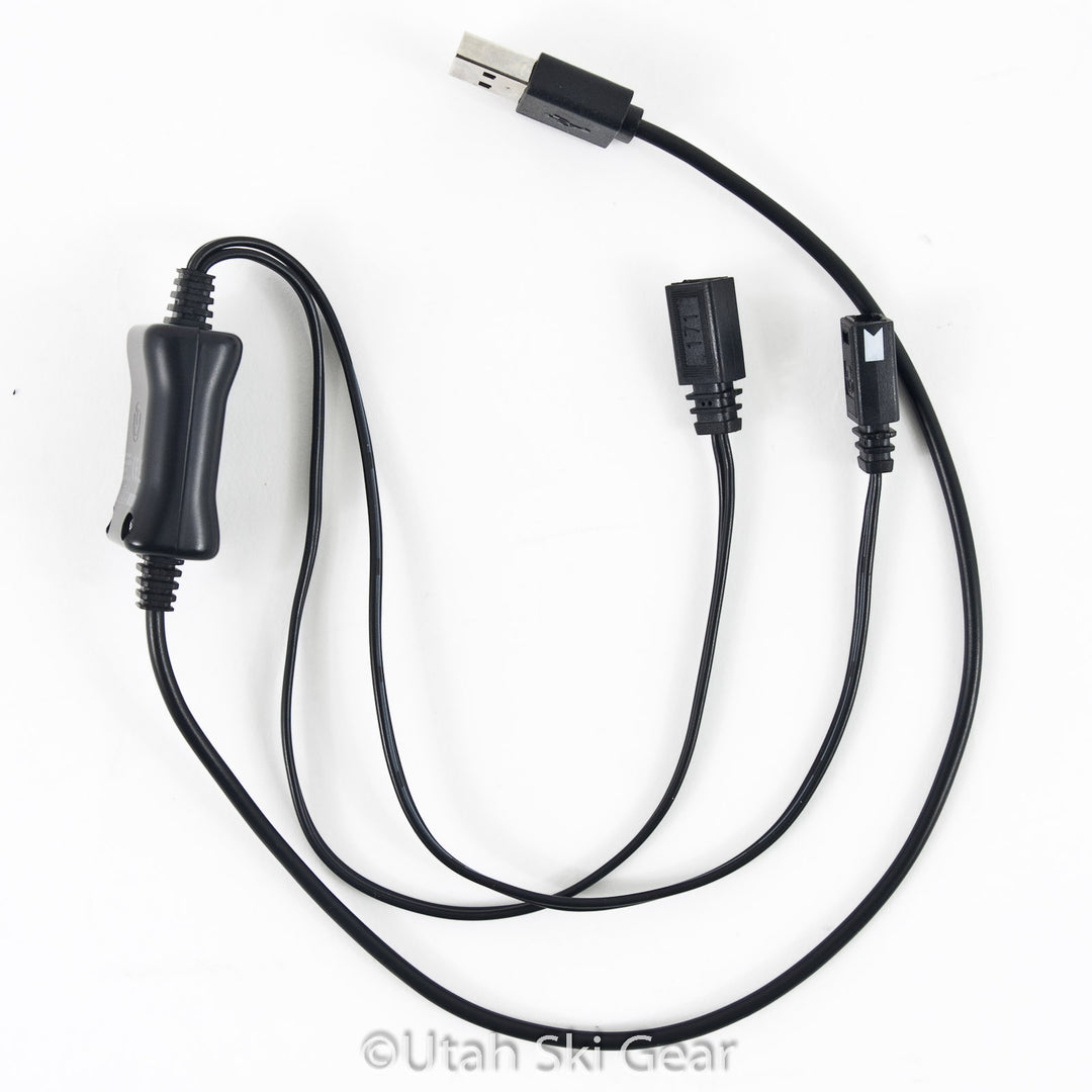 salomon heated ski boot charger USB Charging Cable by Thermic – Utah Ski Gear