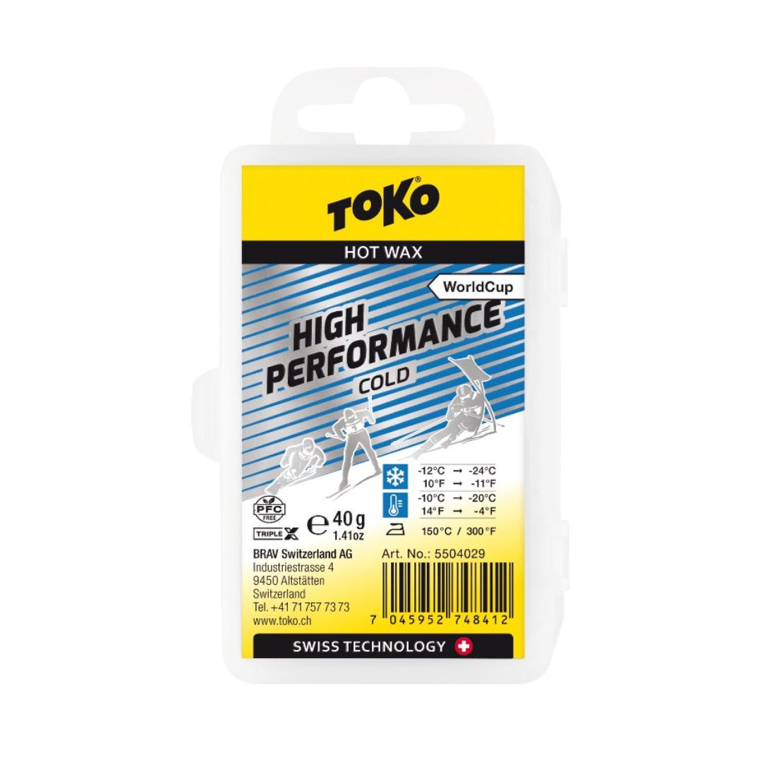 Toko 40g World Cup High Performance Cold Wax | 5504029 SKI & SNOWBOARD WAX Toko   