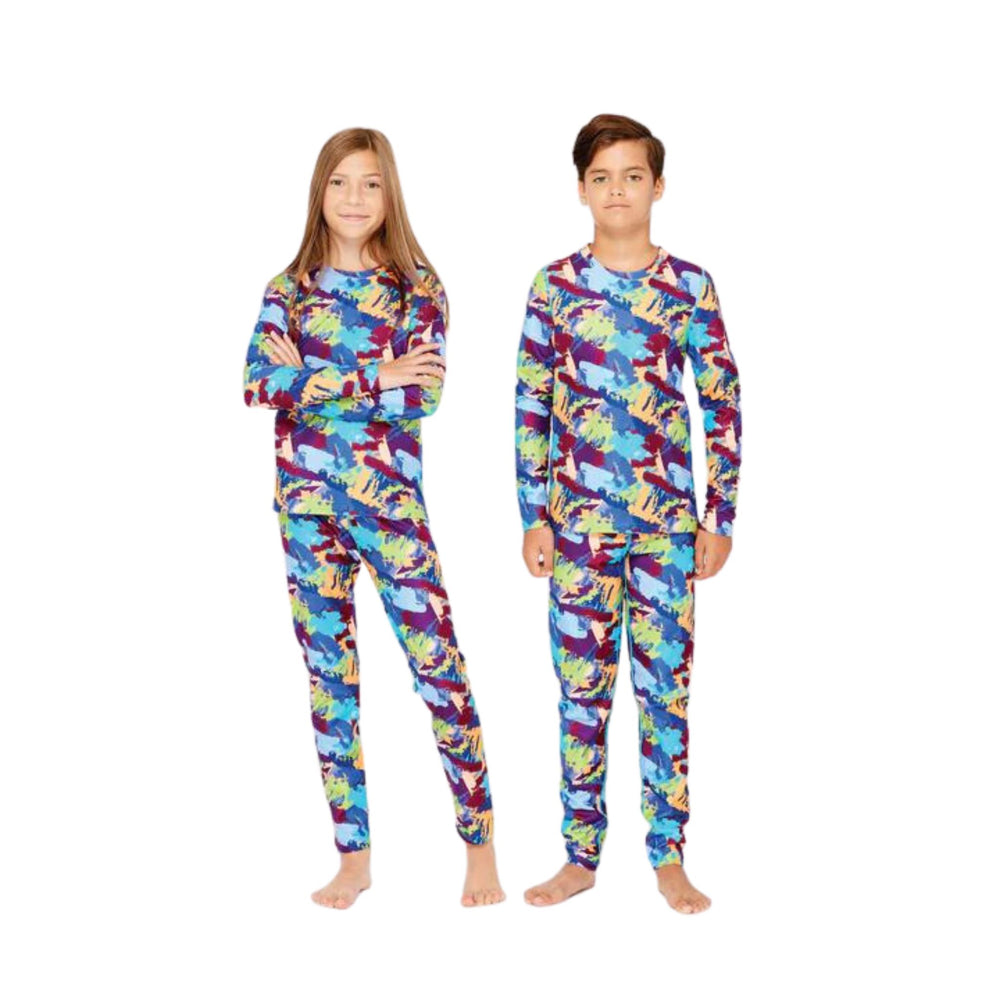 Kids Terramar Thermafleece 4.0 2pc Set Baselayer APPAREL Terramar Wild Camo XS 