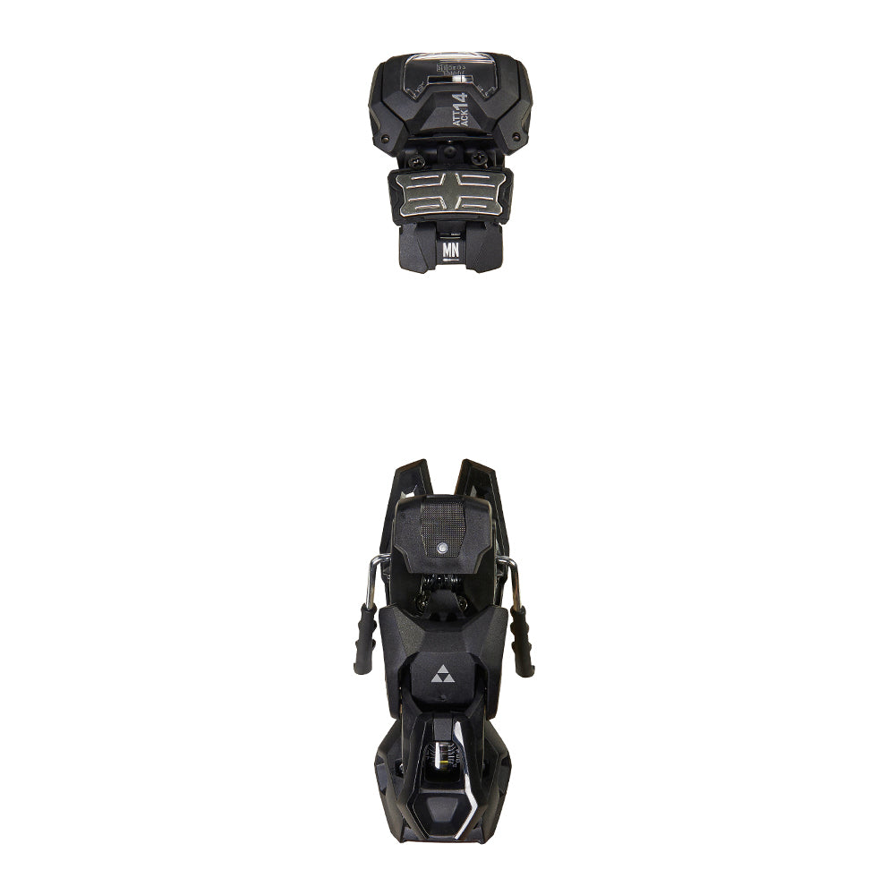 Fischer Attack 14 MN Alpine Ski Bindings 2025 | Black SKI BINDINGS Fischer 85mm  