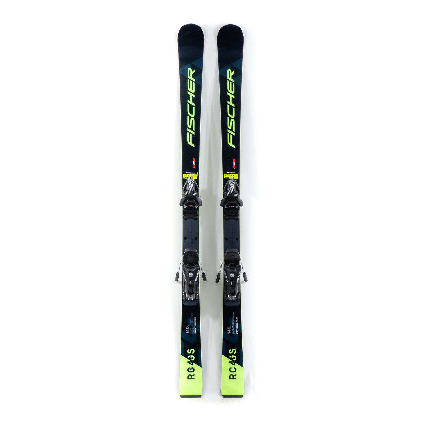 140 Fischer RC4 WorldCup GS 2021 Jr Race Skis + Tyrolia SX 7.5 AC Bindings | NEW