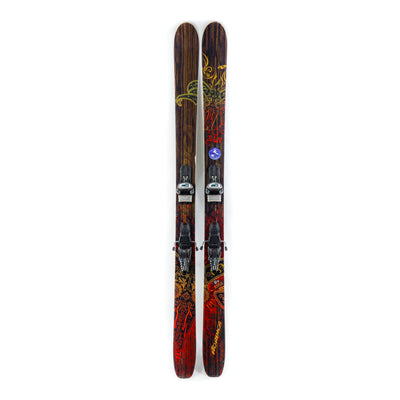 185cm Nordica El Capo 2014 All Mountain Skis + Marker Griffon Bindings (Compacted Edge) | Used SKIS Nordica   