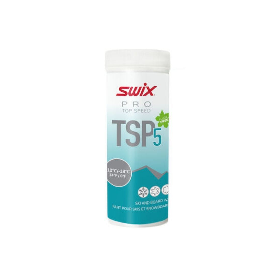 Swix Wax TS5 Powder Turquoise - 40g Top Speed SKI & SNOWBOARD WAX Swix   