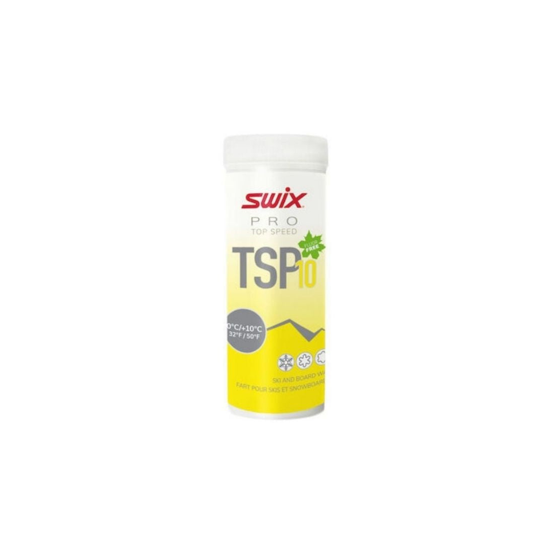 Swix Wax TSP10 Powder Yellow - 40g Top Speed SKI & SNOWBOARD WAX Swix
