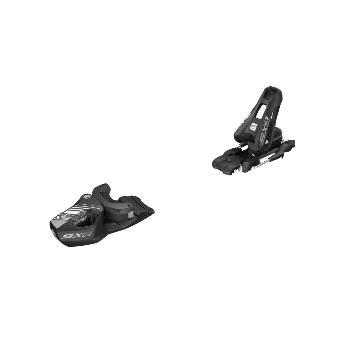 Tyrolia SX 4.5 GW CA Junior Ski Bindings w/ 80mm Brake [G] | 2026 SKI BINDINGS Tyrolia Black/White