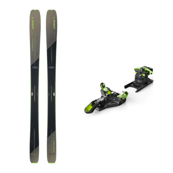 Elan Ripstick Tour 94 All Mountain Touring Skis + G3 ZED 9 Touring Bindings
