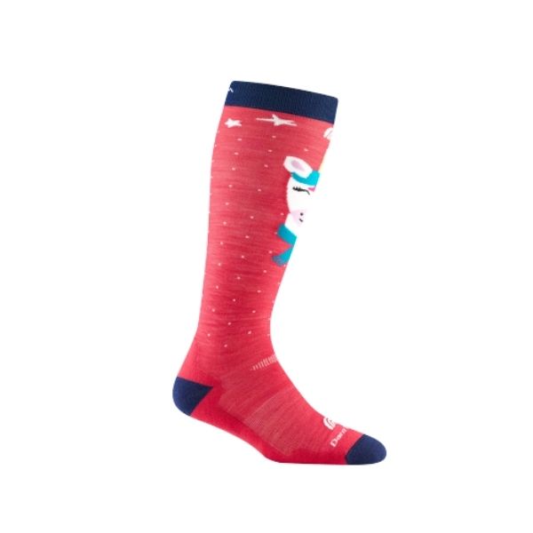 Darn Tough Vermont Junior Magic Mountain Ski Sock APPAREL DARN TOUGH VERMONT S Raspberry 