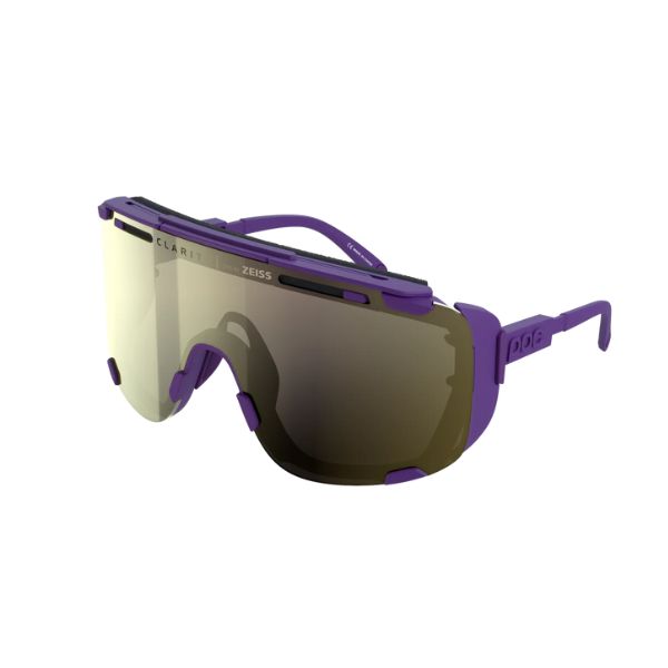 POC Devour Glacial Sunglasses SUNGLASSES Poc Saphire Purple Translucent  